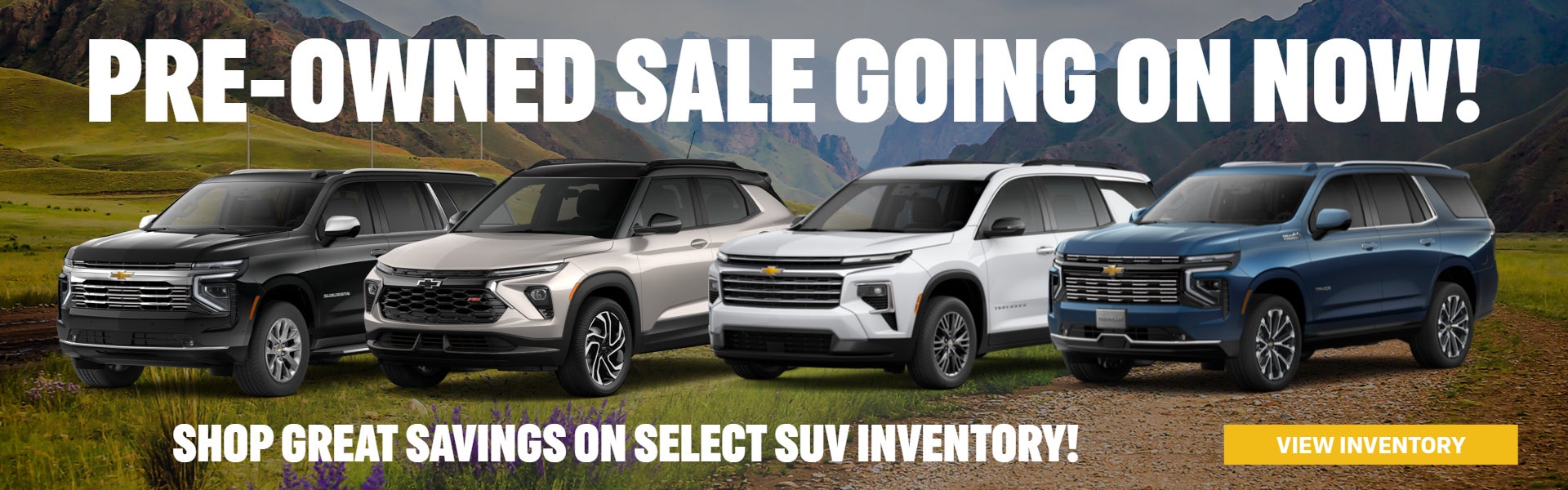 Preowned Sale Going On Now banner 