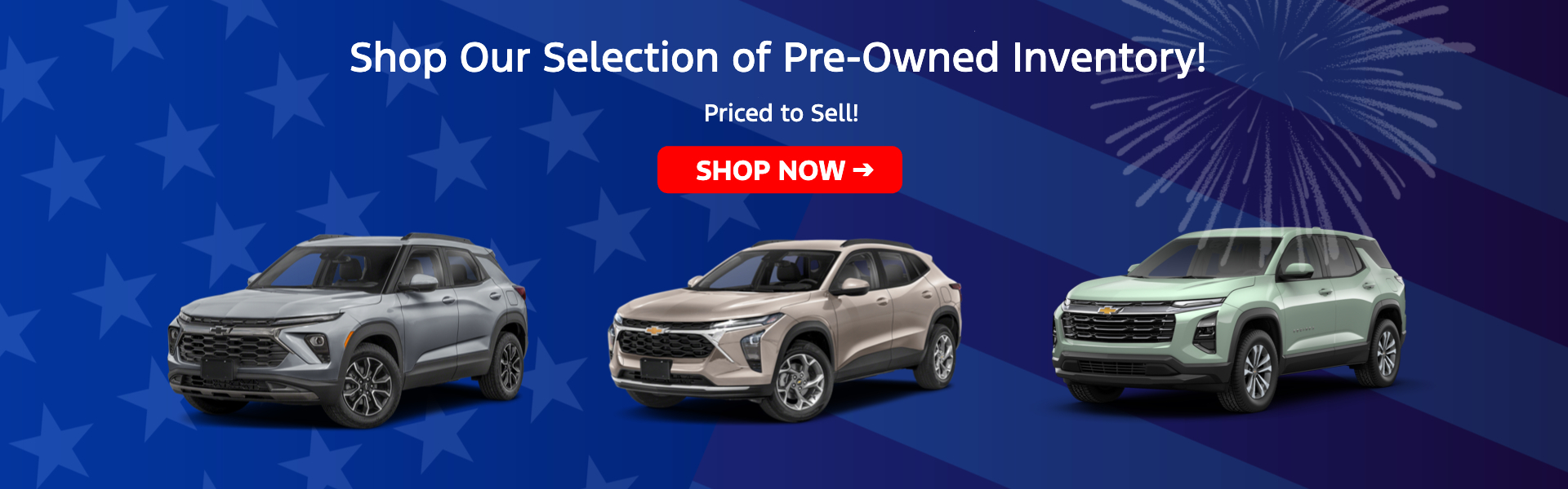 SUV inventory sale